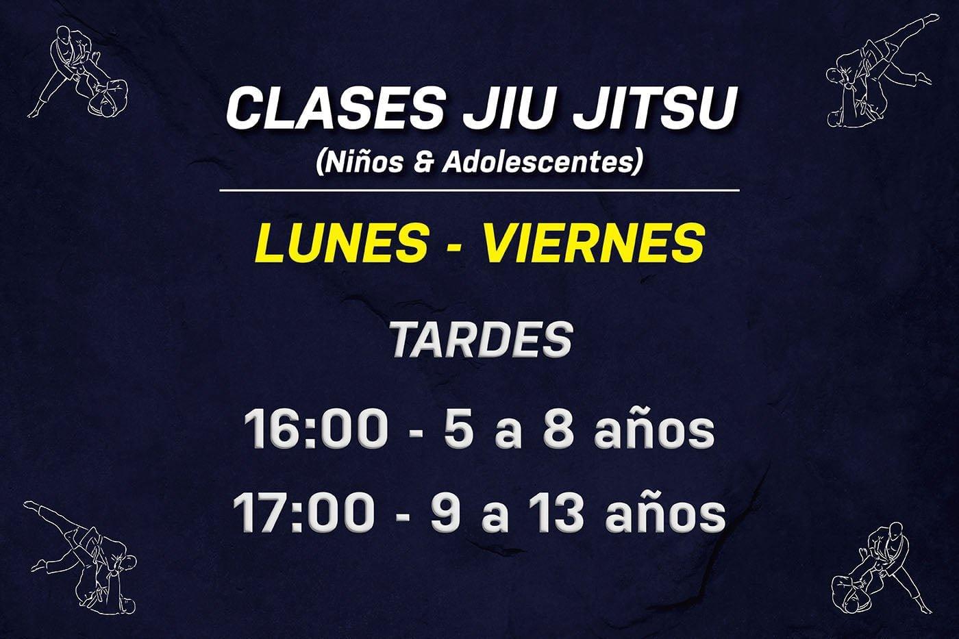 Jiu Jitsu Brasileño (Niños y adolescentes menores a 18 años)
